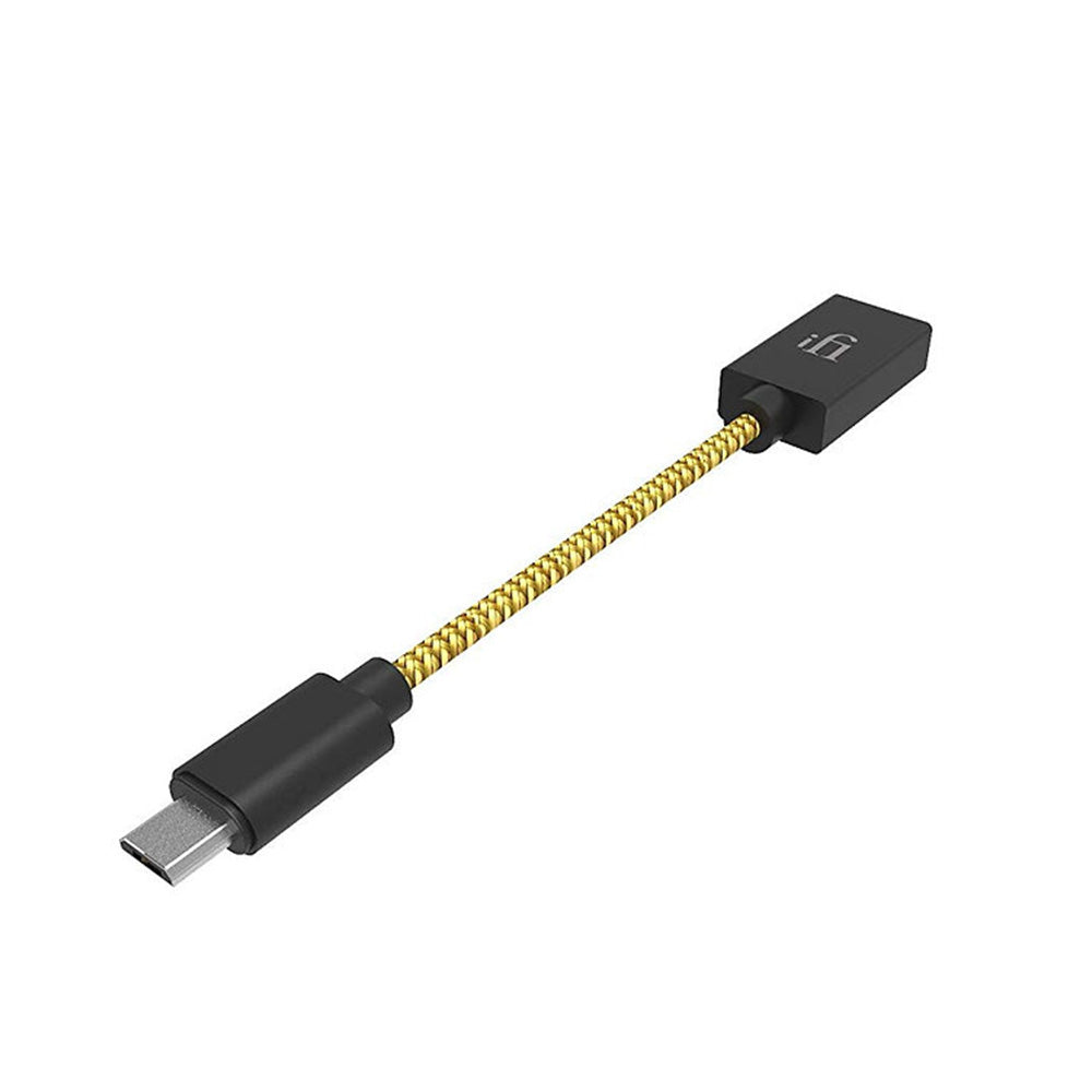 iFi OTG Cable for USB Micro for Android and DAPs : כבל OTG לאנדרואיד ו- DAP