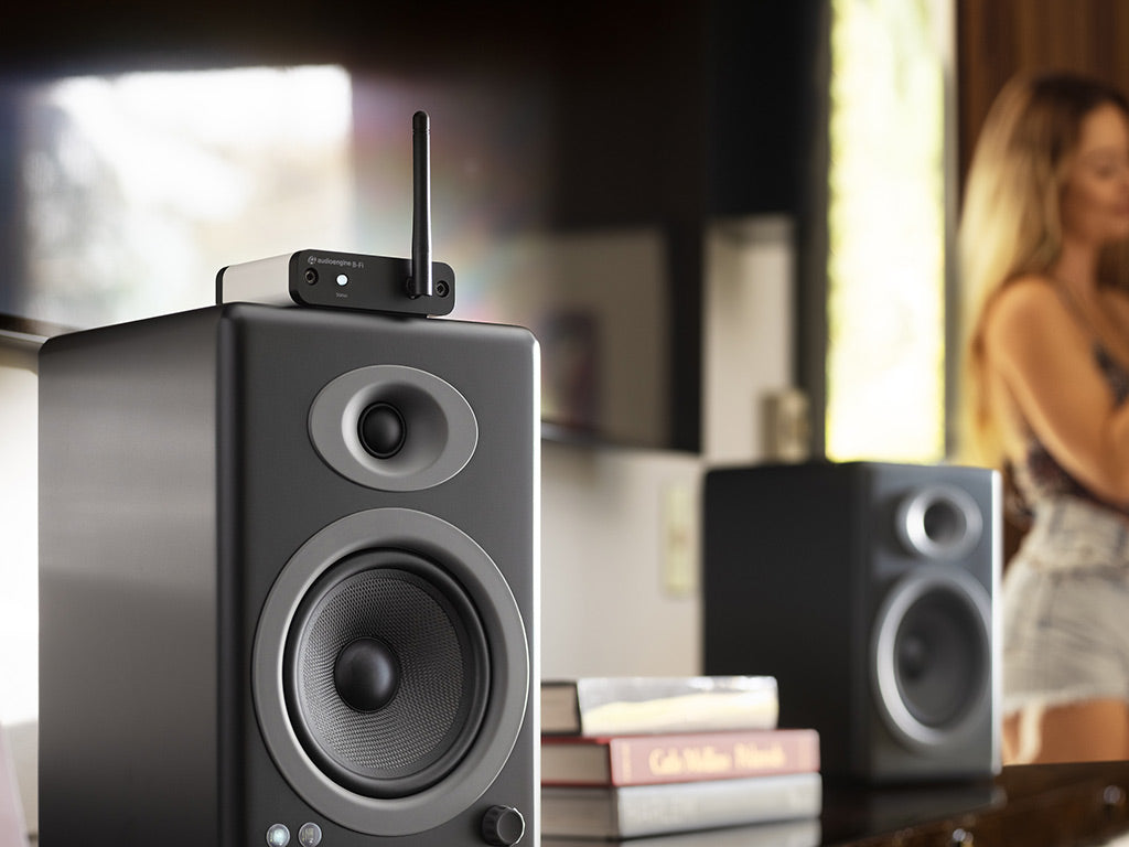 Audioengine B-Fi :סטרימר מוזיקה מולטירום Wi-Fi
