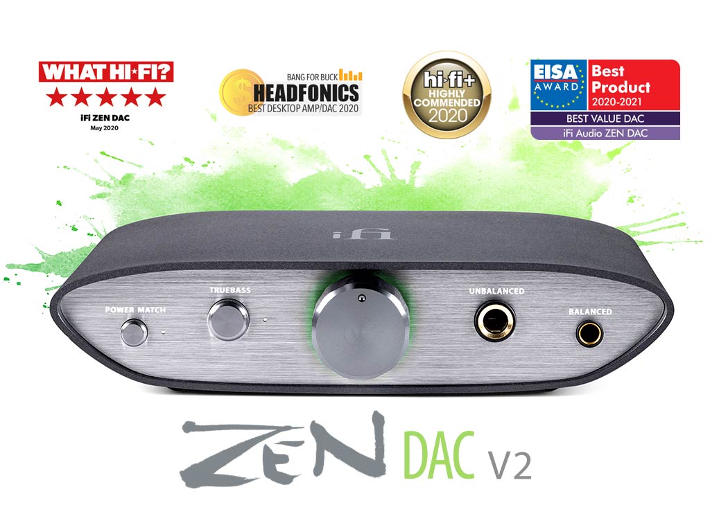 iFi audio ZEN DAC V2 : ממיר DAC ומגבר אוזניות שולחני