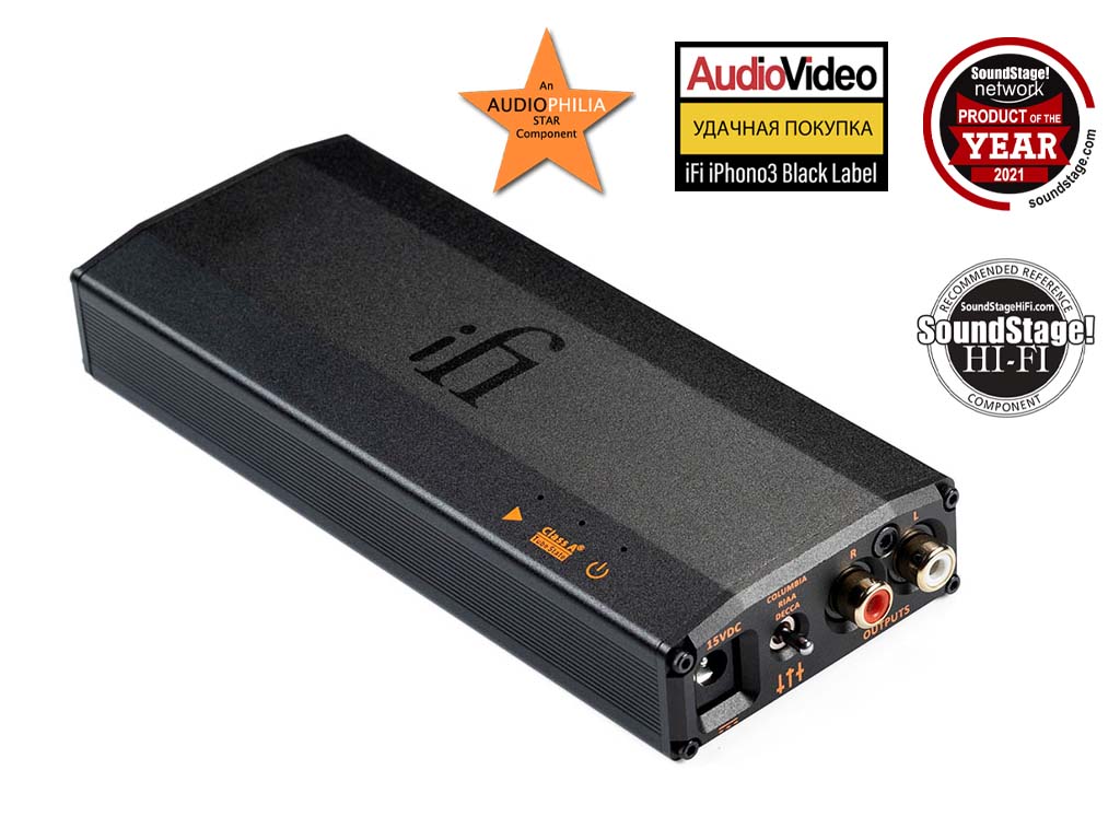 iFi audio Micro iPhono 3 Black Lable : קדם מגבר לפטיפון MM/MC